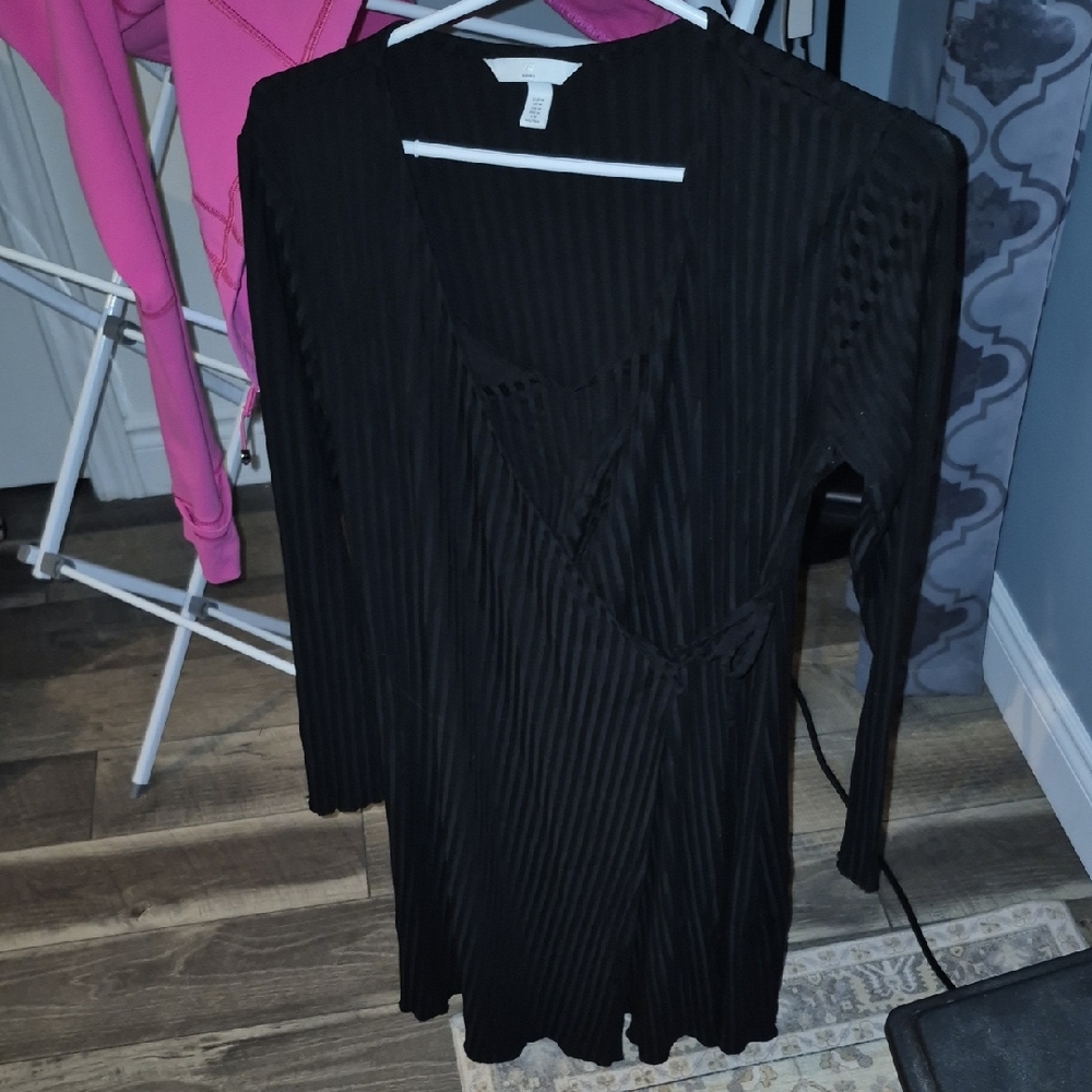 H&M Mama Maternity Nursing Dress, Black, Size Medium